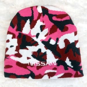 NISSAN Pink Camo Beanie
